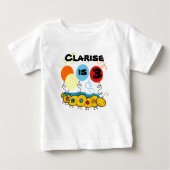 T-shirt d'anniversaire personnalisable Caterpillar (Devant)