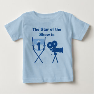 T-shirt d'anniversaire personnalisable Star of Sho