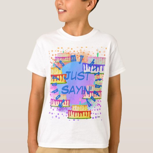 T-shirt d'anniversaire Sayin' HAMbyWG (Devant)