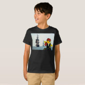 T-shirt Danny Duck le Pirate (Devant entier)