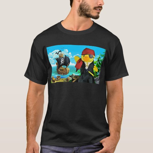 T-Shirt Danny Duck le Pirate (Devant)