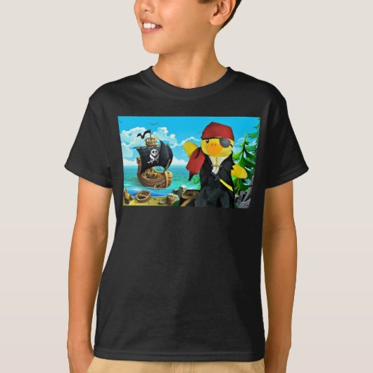 T-Shirt Danny Duck le Pirate (Devant)