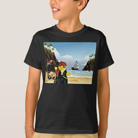 T-Shirt Danny Duck le Pirate (Devant)