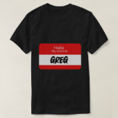 T-shirt Danny Gonzalez Greg (Design devant)
