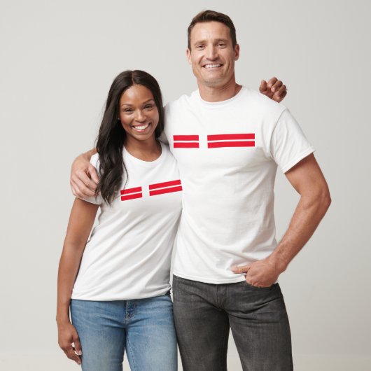 T-shirt Danois, Danemark (Unisexe)