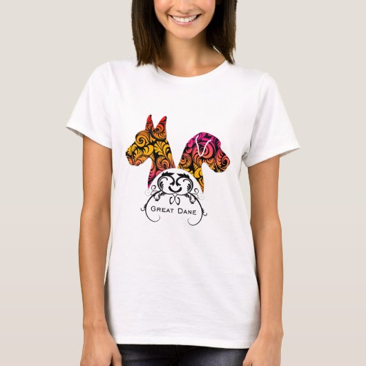 T-shirt Danois élégants (Devant)
