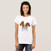 T-shirt Danois élégants (Devant entier)