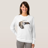 T-shirt Danois somnolent Hoody (Devant entier)