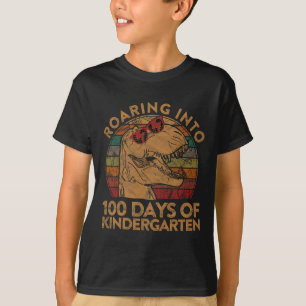 T-shirt Dans 100 Jours De Jardin D'Enfants Cadeau Heureux
