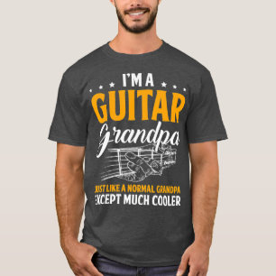 T-shirt Dans A Guitar Grandpa Norpa Grandpa Except Cooler