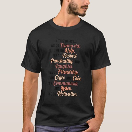 T-shirt Dans Ce Bureau Admin Assistant Administratif Assi (Devant)