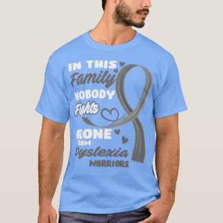 T-shirt Dans Cette Famille Personne ne combat seul Équipe