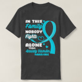 T-shirt Dans Cette Famille, Personne ne combat seul Équipe (Design devant)