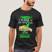 T-shirt Dans cette famille, personne ne combat seul l'Acha (Devant)