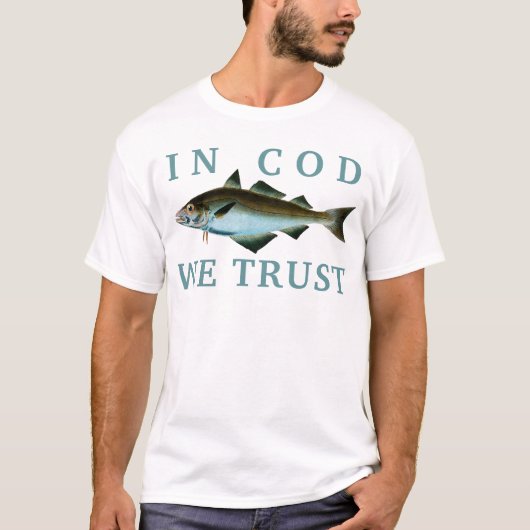T-shirt Dans Cod We Trust! (Devant)