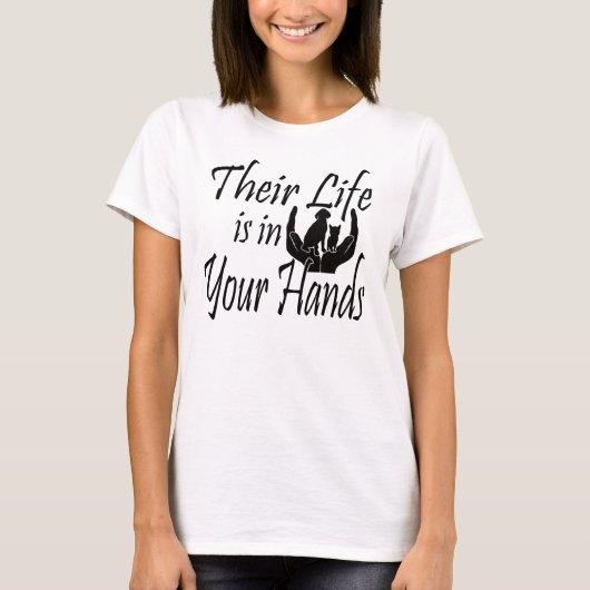 T-shirt Dans des vos mains (Devant)