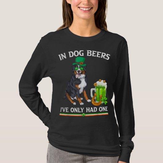 T-shirt Dans Dog Beer, je n'ai eu qu'une Saint Patrick's D (Devant)