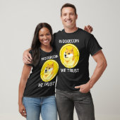 T-shirt Dans Dogecoin Nous faisons confiance - Blockchain  (Unisexe)