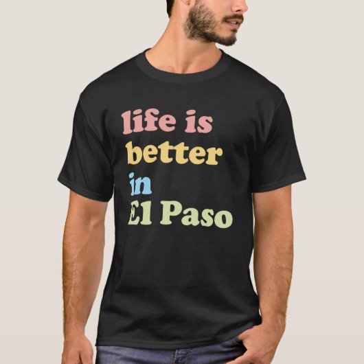 T-shirt Dans El Paso TX (Devant)