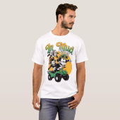 T-shirt Dans la boue, nous faisons confiance (Devant entier)