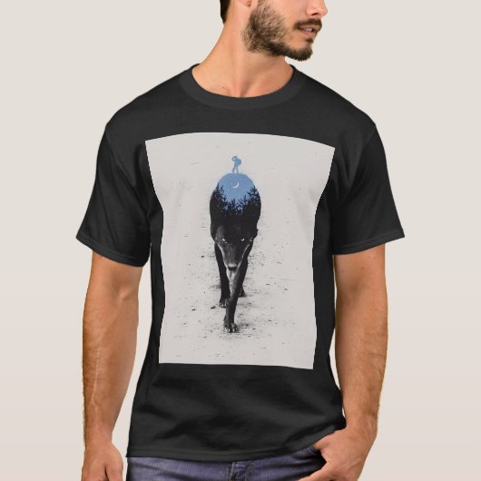 T-shirt Dans la forêt (Devant)