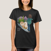 T-shirt DANS LA FORÊT JE PARS - Chow Teeshirt-black (Devant)