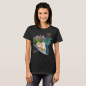T-shirt DANS LA FORÊT JE PARS - Chow Teeshirt-black (Devant entier)