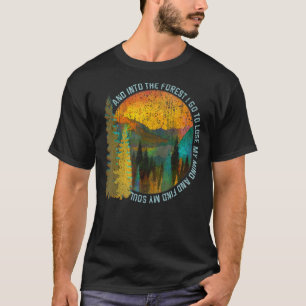 T-shirt Dans La Forêt Je Va Randonnée Shirt Nature Lover C