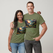 T-shirt "...dans la forêt, je vais..." John Muir cite Men' (Unisexe)