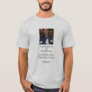 T-shirt Dans la mémoire affectueuse de David Moncada 2