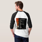 T-shirt Dans la pièce en t noire et grise de Girum (Dos entier)