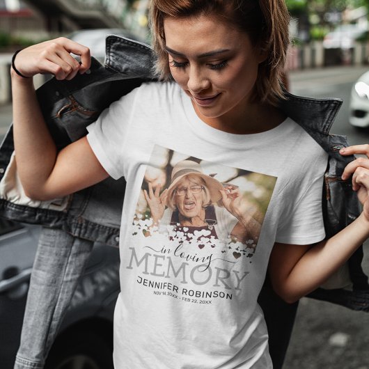 T-shirt Dans l'amour hommage mémoire