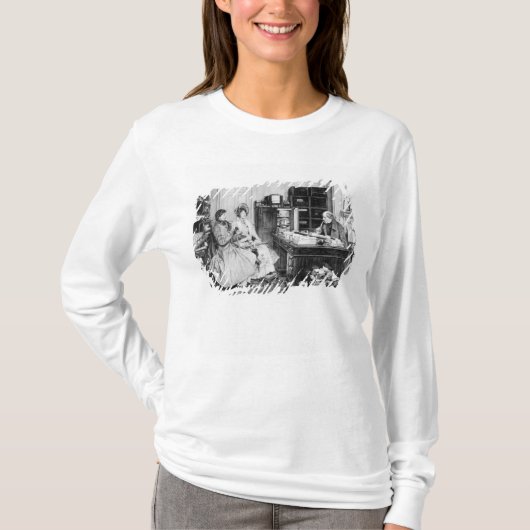 T-shirt Dans le bureau de l'avocat-conseil (Devant)