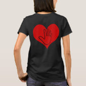 T-shirt Dans Le Chemin De Mon Coeur (Dos)