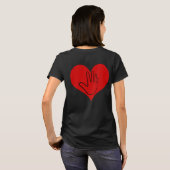 T-shirt Dans Le Chemin De Mon Coeur (Dos entier)
