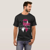 T-shirt Dans le combat pour un traitement - cancer de la (Devant entier)