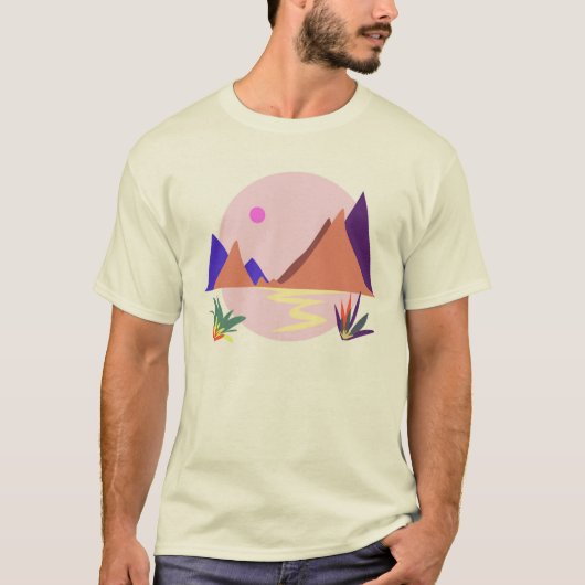 T-shirt Dans le désert (Devant)
