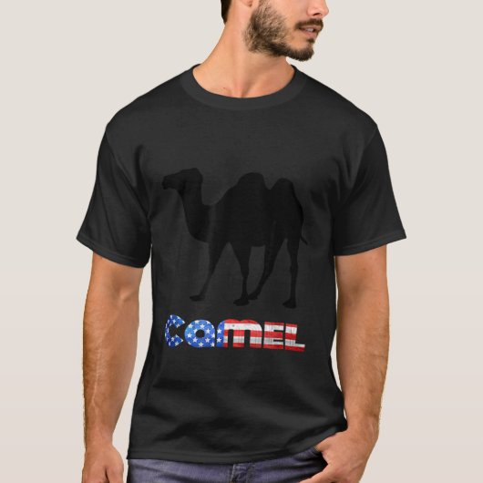 T-shirt Dans le drapeau américain (Devant)