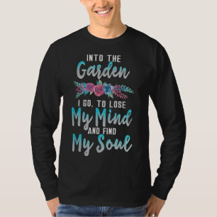 T-shirt Dans le jardin je vais jardiner cadeaux jardinage