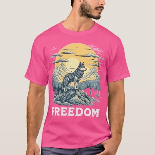 T-shirt Dans Le Randonnée De Camping Aux Etats-Unis (Devant)