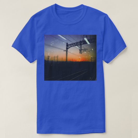 T-shirt Dans le train (Design devant)