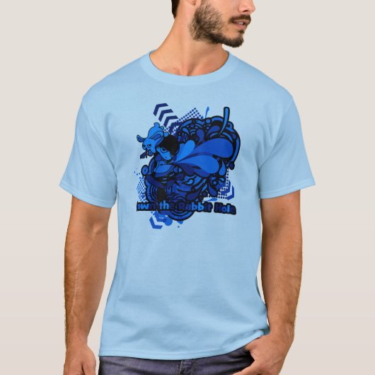 T-shirt Dans le trou du lapin (Devant)