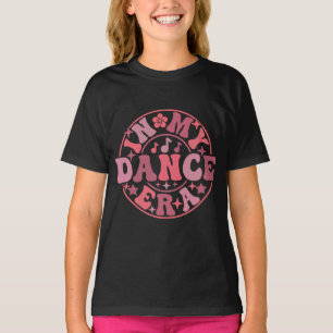 T-shirt Dans l'ère de ma danse rose et violet