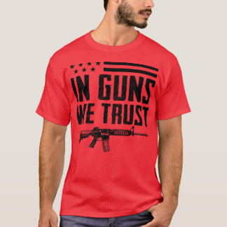 T-shirt Dans les armes à feu nous faisons confiance2nd Ame