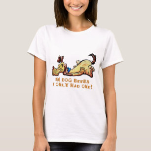 T-shirt Dans les bières à chiens