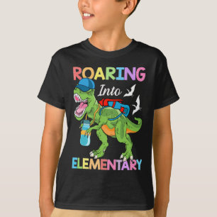 T-shirt Dans Les Dinosaures Élémentaires Garçons Filles Re