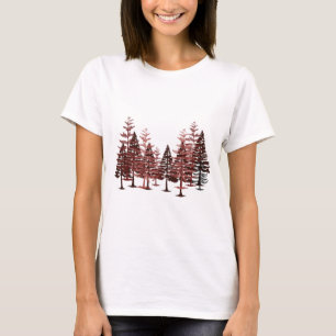 T-shirt Dans les pins