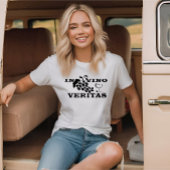 T-shirt Dans les veritas vino