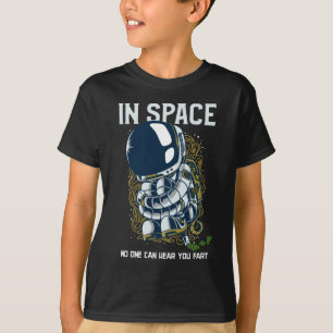 T-shirt Dans l'espace personne ne peut vous entendre péter