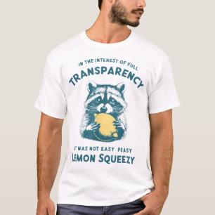 T-shirt Dans L'Intérêt Ce N'Était Pas Facile Citron Paisy